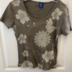 FINAL MARKDOWN High Sierra ribbed tee small